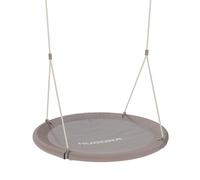 HUDORA Columpio de Nido Lounge - Columpio Ajustable en Altura diámetro de 90/110 cm para hasta 150 kg - Columpio Colgante con Asiento Cerrado - Columpio Familiar para Uso en Interiores y Exteriores