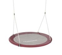 HUDORA Columpio de Nido Lounge - Columpio Ajustable en Altura diámetro de 90/110 cm para hasta 150 kg - Columpio Colgante con Asiento Cerrado - Columpio Familiar para Uso en Interiores y Exteriores