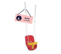 HUDORA Columpio para bebés Ajustable en Altura de 120 a 180 cm para el jardín | para bebés al Aire Libre | Columpio con Barra de Seguridad y cinturón de Seguridad | Peso máximo: 25 kg