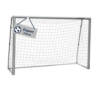 HUDORA Fußballtor Expert - großes Fußballtor für Kinder & Erwachsene - wetterfestes & standfestes Fußballtor mit engmaschigem Netz - Hochwertige Outdoor Torwand für Freizeit & Training