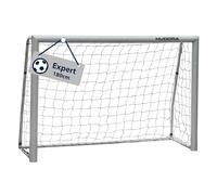 HUDORA Fußballtor Expert - großes Fußballtor für Kinder & Erwachsene - wetterfestes & standfestes Fußballtor mit engmaschigem Netz - Hochwertige Outdoor Torwand für Freizeit & Training