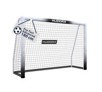 HUDORA Portería de fútbol Pro Tect Advanced - Portería de fútbol Exterior con Red y Revestimiento Impermeable para niños y Adultos - Fácil Montaje en el jardín - Portería con Cremallera, 180 x 120