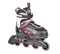 Hudora Kinderinliner MIA - Patines en línea, Color Negro/Pink, Talla L