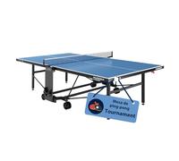 HUDORA mesa de ping-pong - Mesa de tenis resistente para interiores y exteriores - Mesa de pimpón plegable y resistente a la intemperie - Para mas comfort de juego