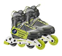 HUDORA Patines de Ruedas Leon Lime - Patines para niños/Adolescentes y Adultos - Tallas 37-40 - Ajustables en 4 Tallas - cómodos y Elegantes