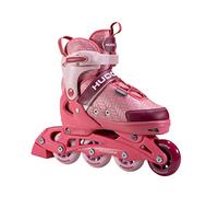 HUDORA Patines en línea MIA/Leon 2.0 - Patines en línea para niños, Adolescentes y Adultos en Diferentes tamaños y Colores, Patines Ajustables hasta 4 tamaños, Patines cómodos y Elegantes