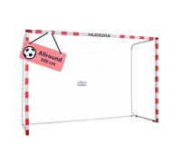 HUDORA Portería de fútbol Allround 300 - Portería de fútbol para niños y Adultos Resistente y Estable - Tablero de GOL de Balonmano para Actividades recreativas y Entrenamiento al Aire Libre.