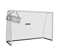 Hudora Portería de Fútbol Avanzada 120/180/240/300 I para Niños/Jóvenes & Adultos I Ideal para Jardín I Impermeable & Estable para Entrenamiento de Fútbol con Red de Malla Fina