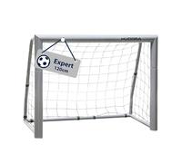 HUDORA Portería de Fútbol Expert - Gran Portería para Niños y Adultos - Resistente al Agua y Estable Con Red Densa