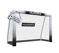 HUDORA Portería de Fútbol Pro Tect Advanced - para Exteriores, con Red, Resistente a la Intemperie, para niños y Adultos - Montaje Sencillo - Pared de Tiro Cremalleras y Velcro