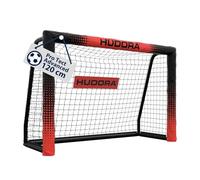HUDORA Portería de Fútbol Pro Tect Advanced - para Exteriores, con Red, Resistente a la Intemperie, para niños y Adultos - Montaje Sencillo - Pared de Tiro Cremalleras y Velcro