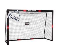 HUDORA Portería de Fútbol Pro Tect - Gran portería de fútbol para niños y adultos - Portería de fútbol acolchada con red