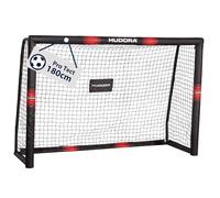 HUDORA Portería de Fútbol Pro Tect - Gran portería de fútbol para niños y adultos - Portería de fútbol acolchada con red