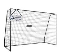 HUDORA Portería de fútbol TecTo - Portería Outdoor con rápido Sistema Montaje de Clic - con fijación Adicional de Red - anticorrosión - Montaje rápido, Ideal para Entrenamiento, Juegos y Ocio