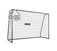 HUDORA Portería de fútbol TecTo - Portería Outdoor con rápido Sistema Montaje de Clic - con fijación Adicional de Red - anticorrosión - Montaje rápido, Ideal para Entrenamiento, Juegos y Ocio