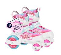 HUDORA Roller Skates My First Quad en Diferentes Tallas y Colores - Patines para niños hasta 20 kg - Chica