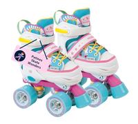 Hudora Roller Skates Wonders en Diferentes Tallas - cómodos Patines Ajustables en más de 4 Tallas - Elegantes Patines para niños hasta 60 kg - Patines de Ruedas Hechos de Nylon