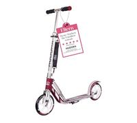 HUDORA Scooter BigWheel 205 - Rodillo de aluminio estable - Patinete urbano ajustable y plegable con soporte - Patín deportivo para niños y adultos hasta 100kg