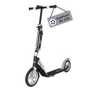 HUDORA Scooter BigWheel Air 230 - Patinetes con/sin freno de mano - Patín de aluminio estable con neumáticos de aire - Patinete urbano ajustable y plegable para hasta 120kg