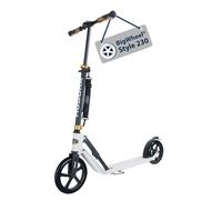 HUDORA Scooter BigWheel Style 230 - Patín de Aluminio Estable con Gran Superficie de pisada - Patinete Urbano Ajustable y Plegable para hasta 120kg - Patinetes para jóvenes y Adultos