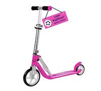 HUDORA Scooter Little BigWheel - Magenta - Patín de Aluminio Seguro para niños Desde 3 años - Patinete Urbano Ajustable y Plegable para hasta 100kg - Patín Estable con Grandes Ruedas