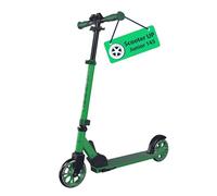 HUDORA Scooter Up 145 Junior - Patinete infantil seguro a partir de 3 años - Patinete urbano plegable con ruedas de 145 mm - Patinete ajustable en altura para niños y niñas de hasta 60 kg