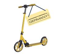 HUDORA Scooter Up 200 - Patinete de aluminio silencioso para hasta 100 kg - Ajustable en altura y plegable - Patinete sin vibraciones para niños, adolescentes y adultos