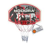 HUDORA Set de Canasta de Baloncesto - Canasta de Baloncesto para Interiores y Exteriores con Tablero - Canasta Incluye Material de Montaje - Tablero y Canasta para Adultos, Adolescentes y Niños