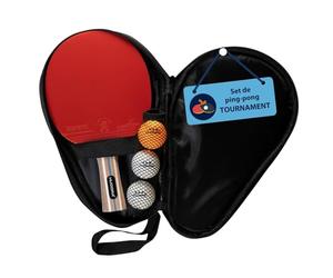 HUDORA Set de Ping Pong Game - Conjunto de Palas de Tenis de Mesa 2 Palas y 3 Pelotas - Conjunto de Palas de pimpón - Palas de Tenis de Mesa Ideales para Expertos