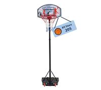 Hudora Soporte de Baloncesto All Stars 205 - Canasta de Baloncesto Ajustable en Altura con Soporte para niños y Adolescentes - Canasta de Baloncesto Exterior móvil para jardín