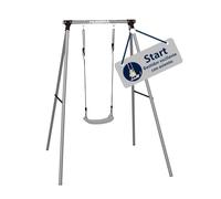 HUDORA Start Bastidor de Columpio Incl. Tablero de Columpio - Columpio Resistente a la Intemperie - Columpio Infantil Seguro para el Jardín - Bastidor de Columpio para Niños con Cuerdas Ajustables