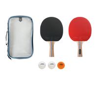 HUDORA Tischtennisset Tournament/Game/Match - Tischtennisschläger + Bälle - Mit