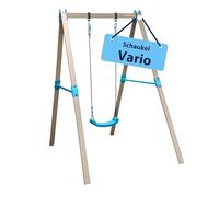 HUDORA Vario Columpio - Estructura de Columpio para Niños - Set de Columpio Expandible con Cuerdas Ajustables para hasta 50 kg - Juego al Aire Libre con Varias Opciones de extensión