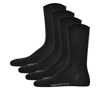 Hudson 4 Par Calcetines Hombre - Only,Media,Cintura Cómoda,Monocromo (2x 2-Pac