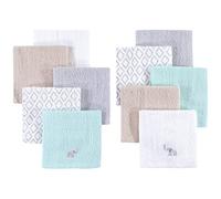 Hudson Baby 10 Piece Woven Terry Washcloths, Unicorn, One Size