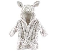 Hudson Baby Albornoz de felpa animal, cebra