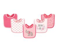 Hudson baby Baberos de algodón unisex para bebé, paquete de 5 unidades, talla única