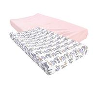 Hudson Baby Cambiador unisex de algodón, diseño de safari, talla única, color rosa