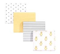 Hudson Baby Manta de recepción unisex de franela de algodón para bebé, pato, talla única