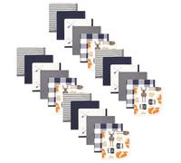 Hudson Baby Paños acolchados unisex de algodón para bebé, 24 piezas, bosque de niño, talla única