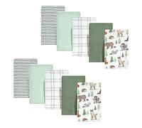 Hudson Baby Paños unisex de franela de algodón para bebé, animales del bosque, talla única
