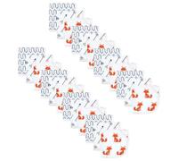 Hudson Baby Paños unisex de muselina de algodón, 24 piezas, zorros, talla única