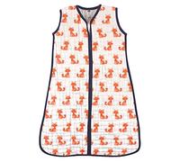 Hudson Baby Saco de dormir unisex de muselina para dormir, color blanco, 18-24 meses