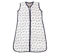 Hudson Baby Saco de dormir unisex de muselina para dormir seguro para bebé, color azul - 12 - 18 meses