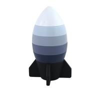 Hudson Baby Silicone apilando el cohete de juguete