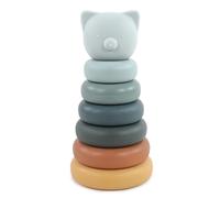 Hudson Baby Silicone apilando juguete de juguete de una talla