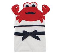 Hudson baby Toalla con Capucha de Cara de Animal Mr. Crab