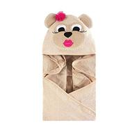 Hudson Baby Unisex Baby Animal Face Hooded Towel, Mint Bunny 1-Pack, One Size