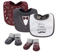 Hudson Baby Unisex Baby Bib & Sock Set, Ladies I Have Arrived, 0-9 Months