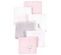 Hudson Baby Unisex Baby Super Soft Cotton Washcloths, Pink Cloud, One Size